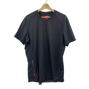 Icebreaker mens XL merino wool black baselayer tee